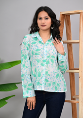 Gallery Walk – Oversized Abstract Print Rayon Slub Maxi
