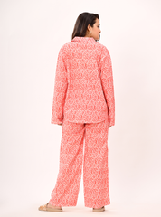 CORAL BLOOM CO-ORD SET
