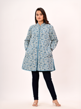 BLOCK PRINT QUILTED COAT