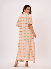MOSAIC SHIRT DRESS