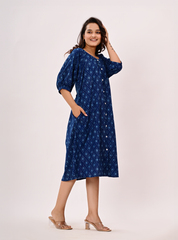 INDIGO BLOOM DRESS
