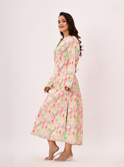 SPRING BAND-COLLAR DRESS
