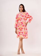 CORAL BLOOM DRESS