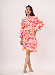 CORAL BLOOM DRESS