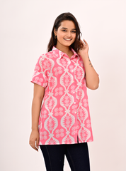 PINK TUNIC SHIRT