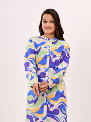 OCEAN WAVE MAXI DRESS