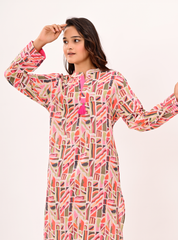 SUNSET MOSAIC DRESS