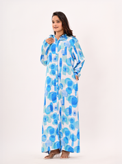 BLUE MIRAGE SHIRT DRESS