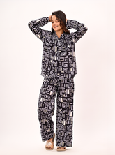 GRAPHIC FLOW PAJAMA SET