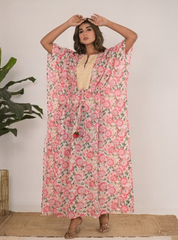 FLORAL MAXI KAFTAN