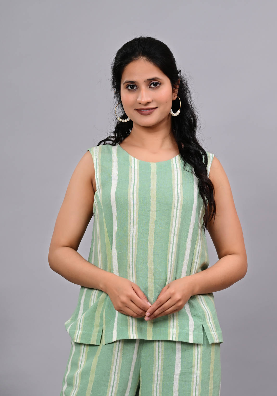 Morning Mint – Relaxed Cotton Linen Co-ord Set