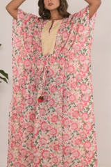 FLORAL MAXI KAFTAN