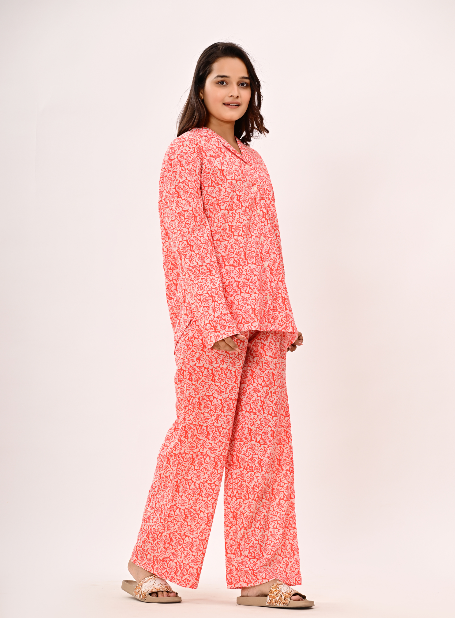 CORAL BLOOM CO-ORD SET
