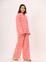 CORAL BLOOM CO-ORD SET