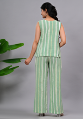 Morning Mint – Relaxed Cotton Linen Co-ord Set