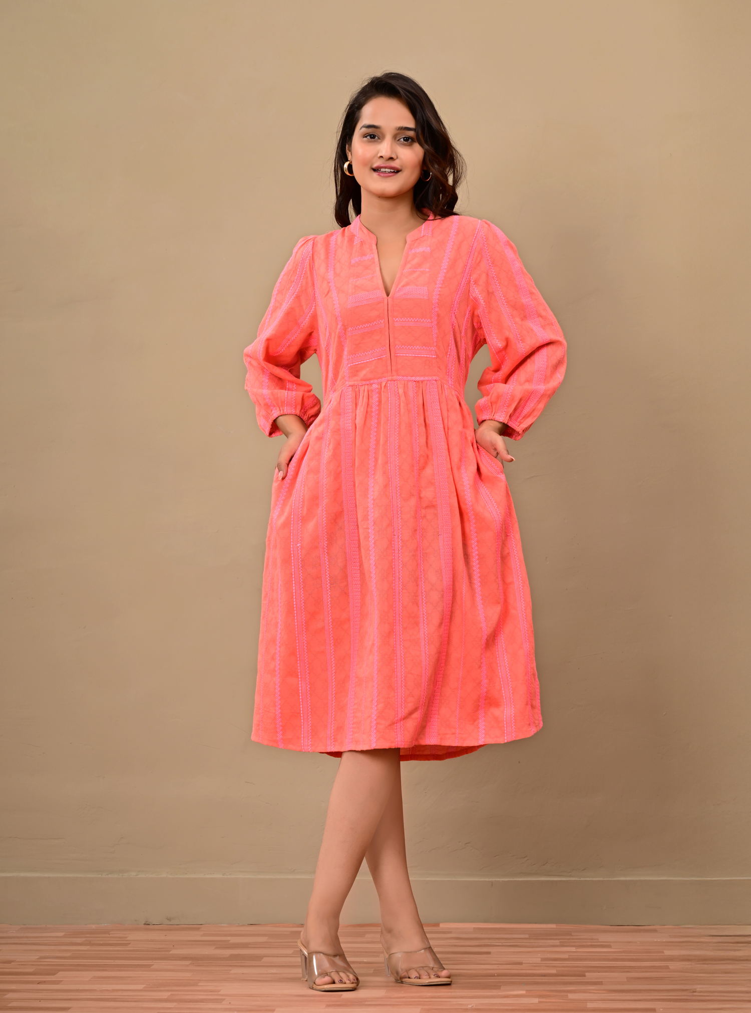 CORAL CHARM DRESS