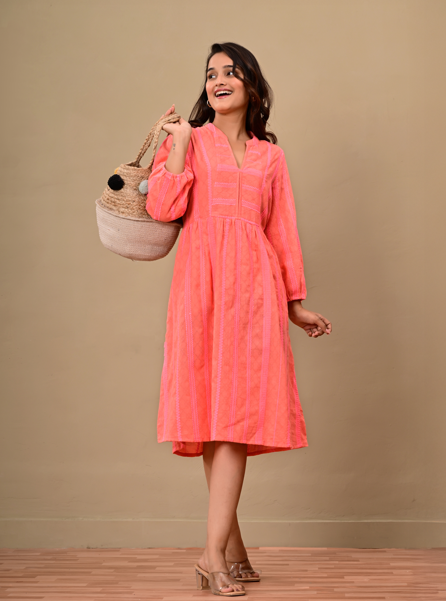 CORAL CHARM DRESS