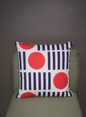 GEO POP CUSHION COVER WITH FILLER