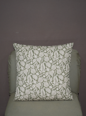 GREEN GRACE CUSHION COVERN WITH FILLER