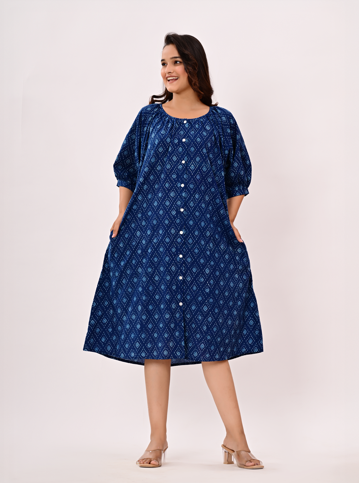 INDIGO BLOOM DRESS