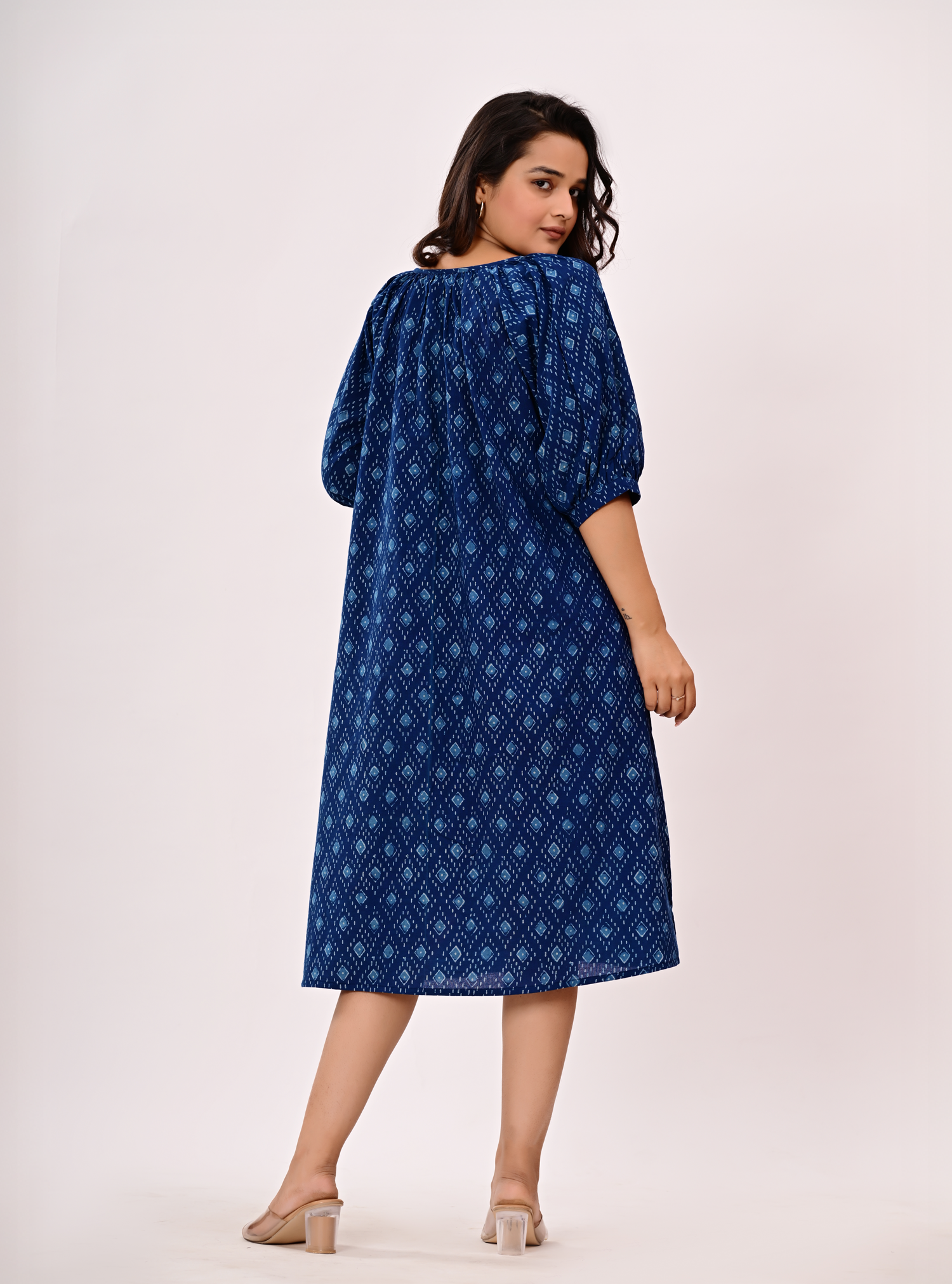 INDIGO BLOOM DRESS