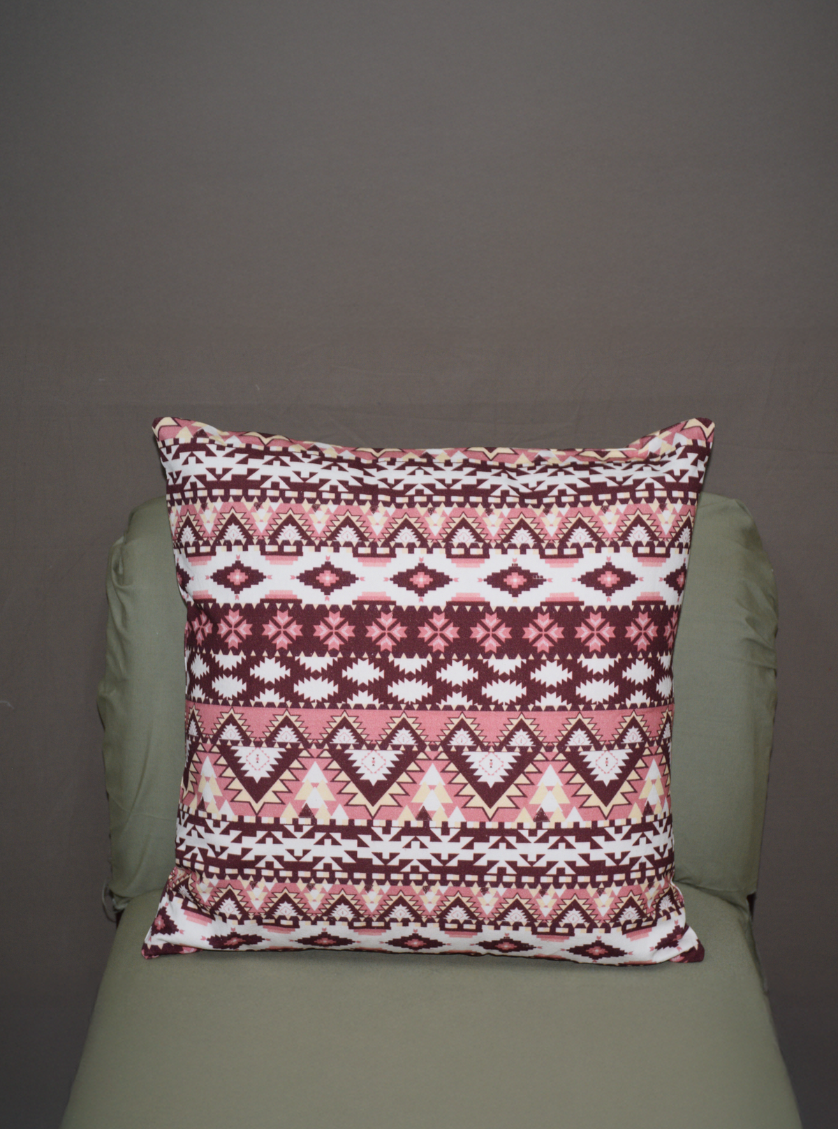 TRIBAL CHARM CUSHION COVER WITH FILLER