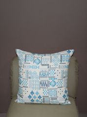 GEO CHARM CUSHION COVER WITH FILLER