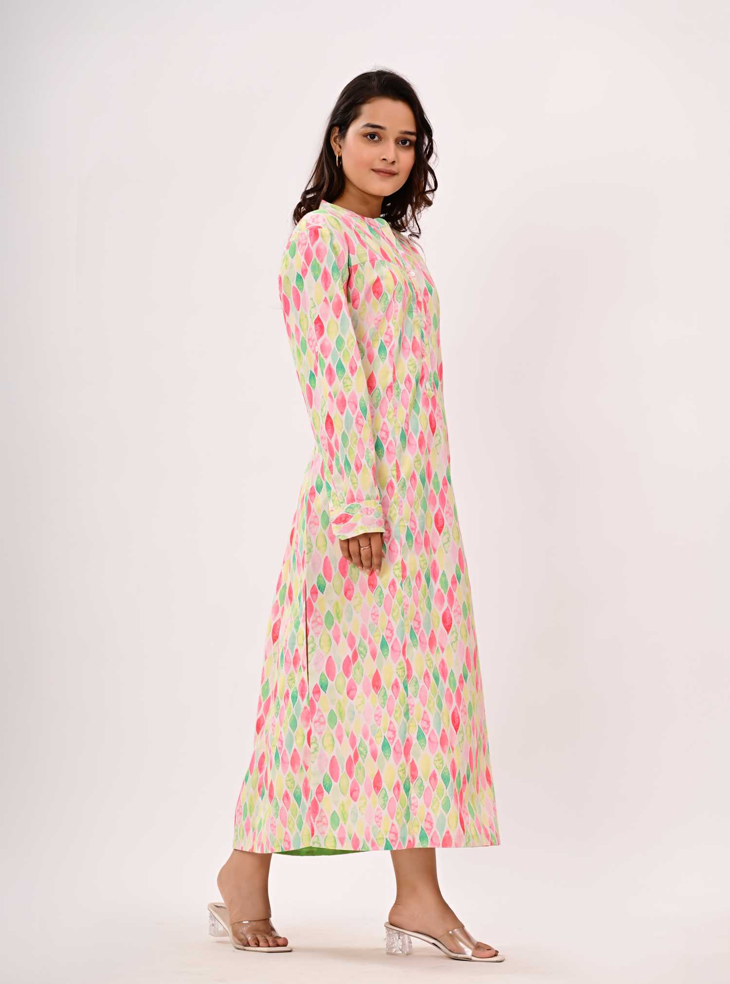 SPRING BAND-COLLAR DRESS