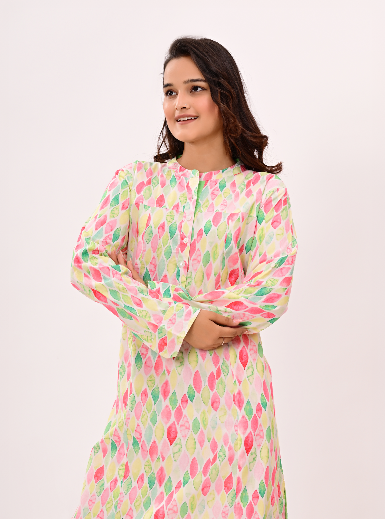 SPRING BAND-COLLAR DRESS