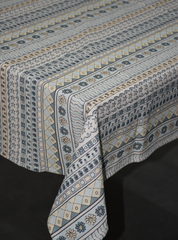LAVENDER FOLK TABLE CLOTH