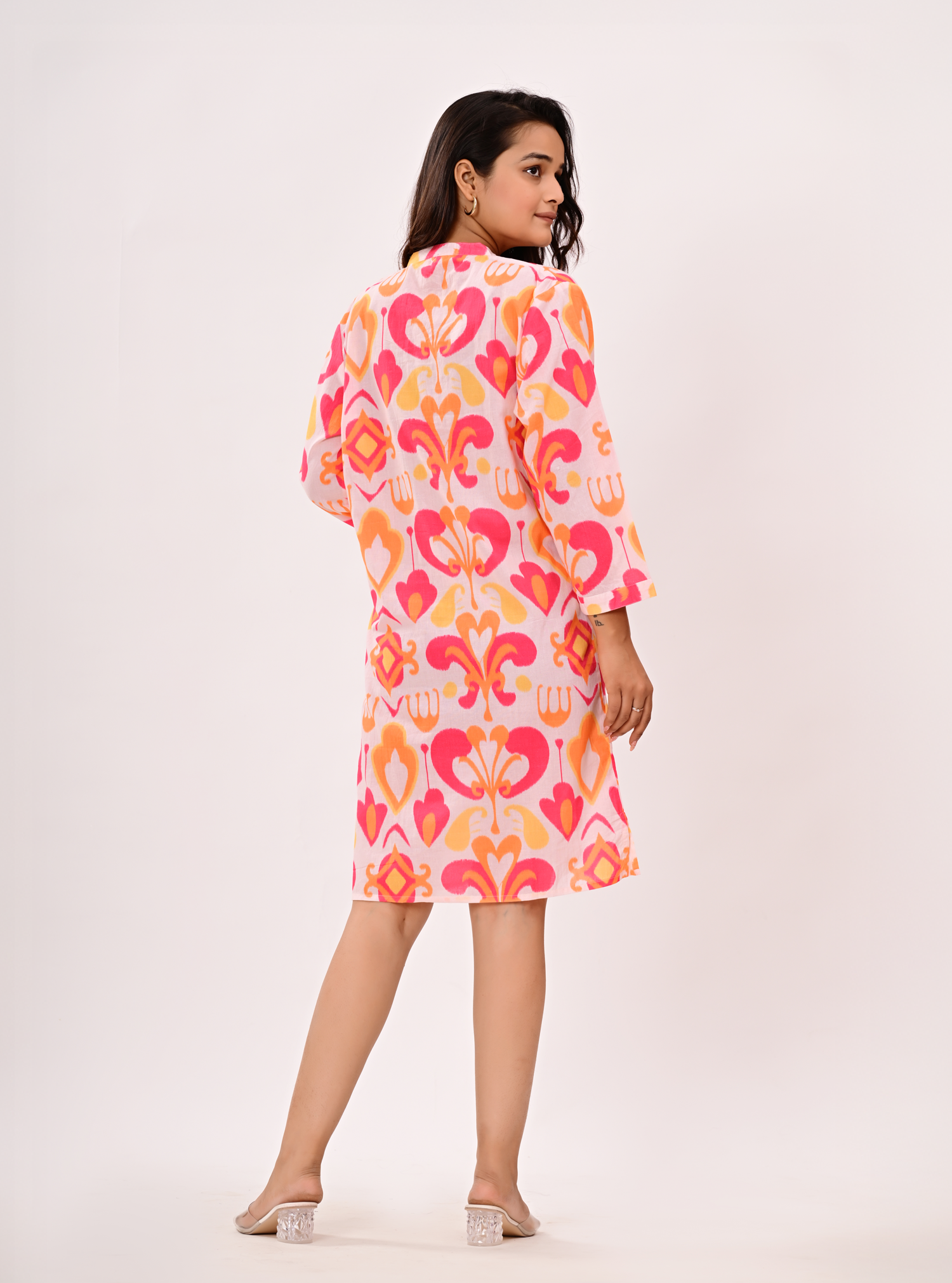 CORAL BLOOM DRESS