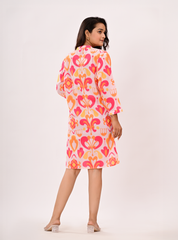 CORAL BLOOM DRESS