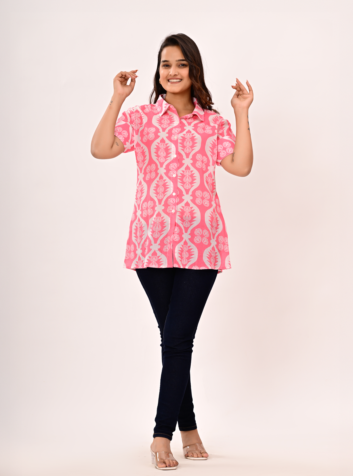 PINK TUNIC SHIRT