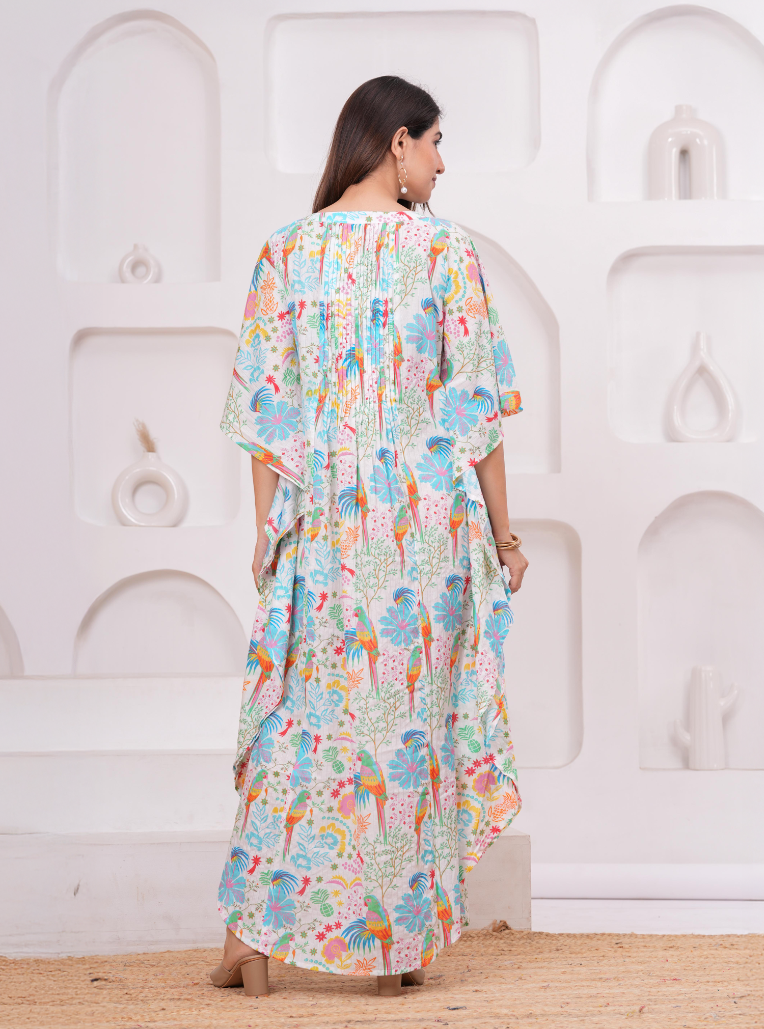 TROPICAL BLOOM KAFTAN