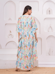 TROPICAL BLOOM KAFTAN
