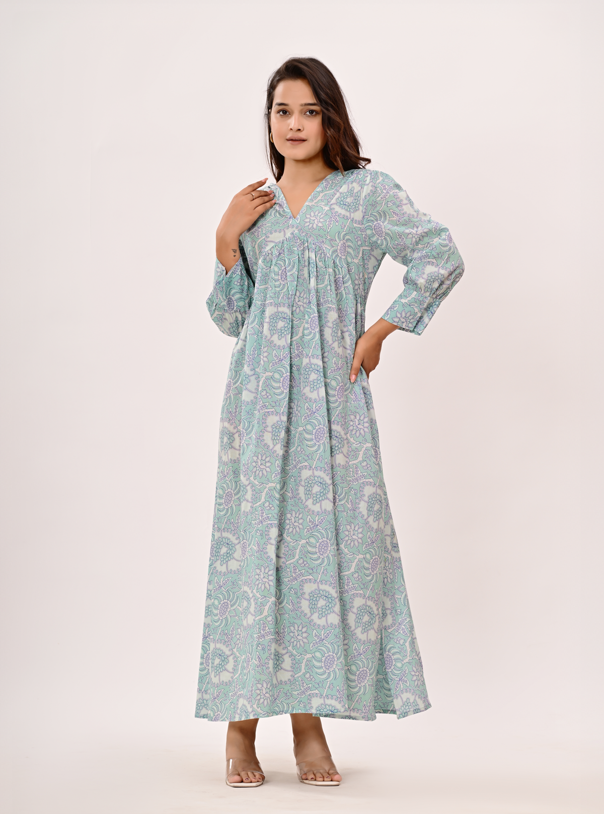 MINT BLOOM DRESS