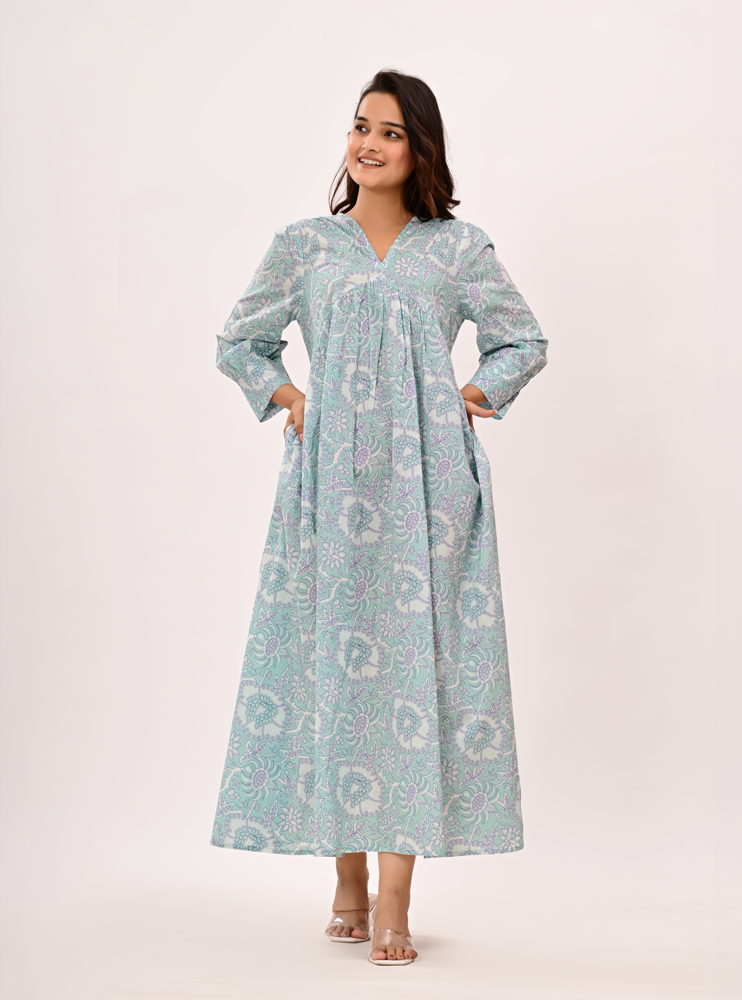 MINT BLOOM DRESS