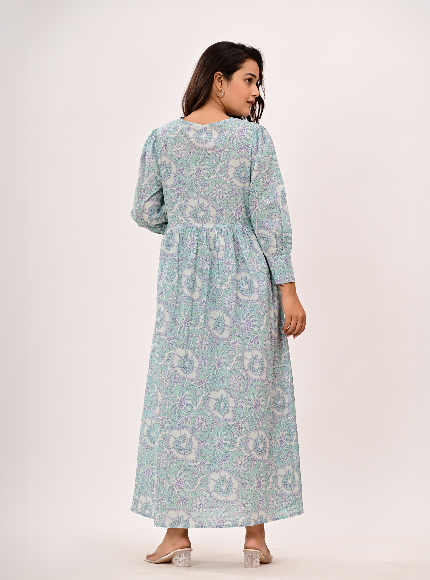 MINT BLOOM DRESS