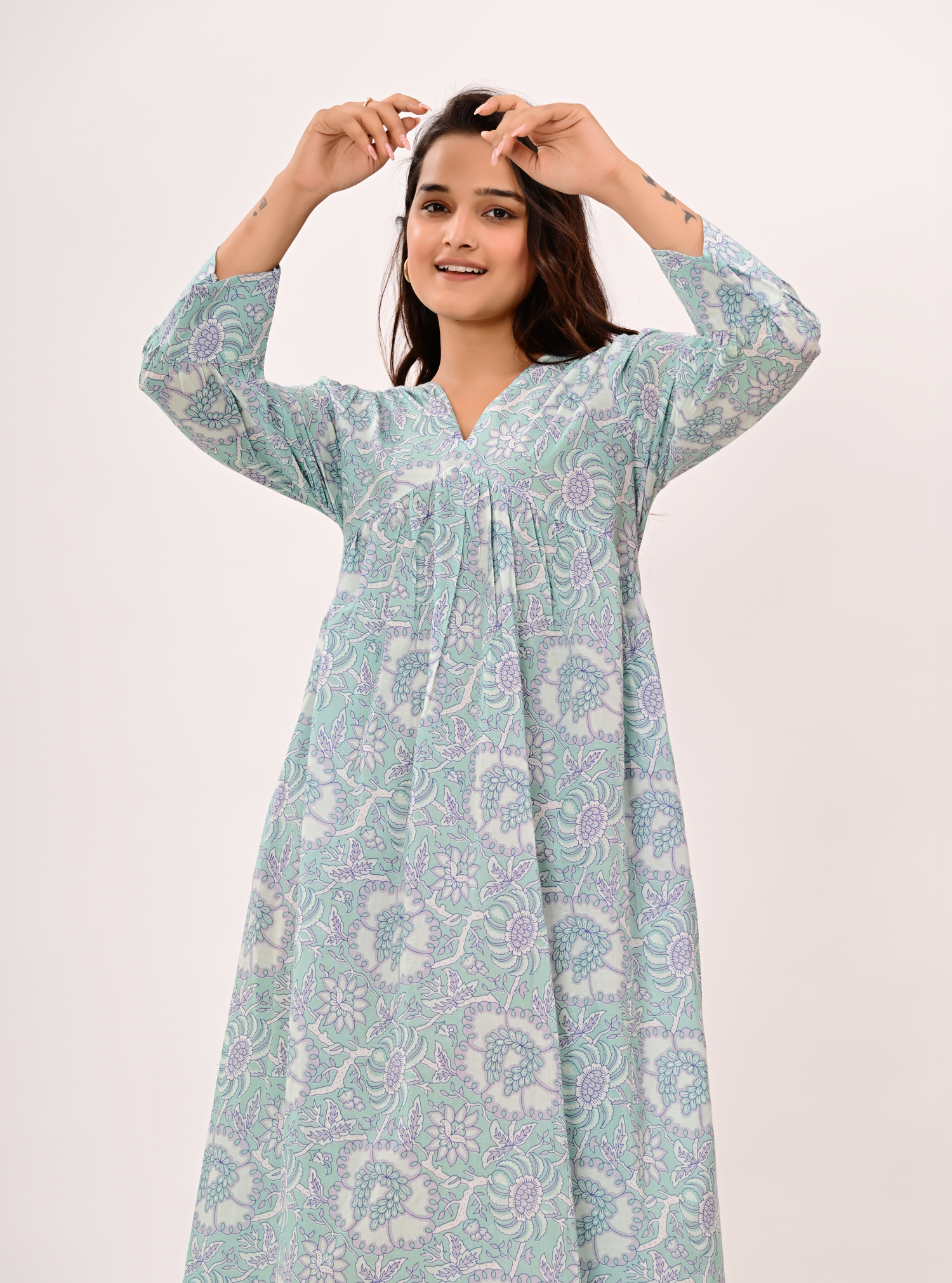 MINT BLOOM DRESS