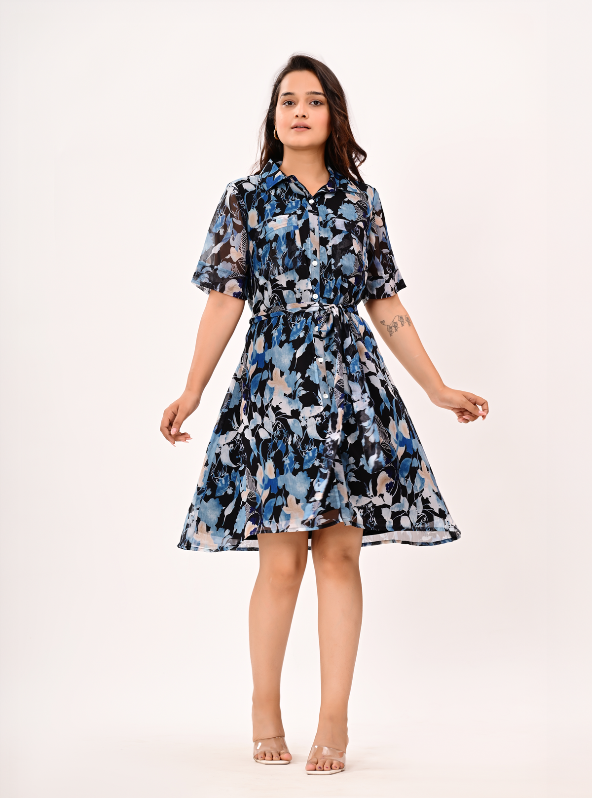 MIDNIGHT BLOOM DRESS