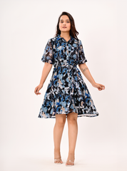MIDNIGHT BLOOM DRESS
