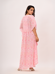 BLUSH BLOOM KAFTAN
