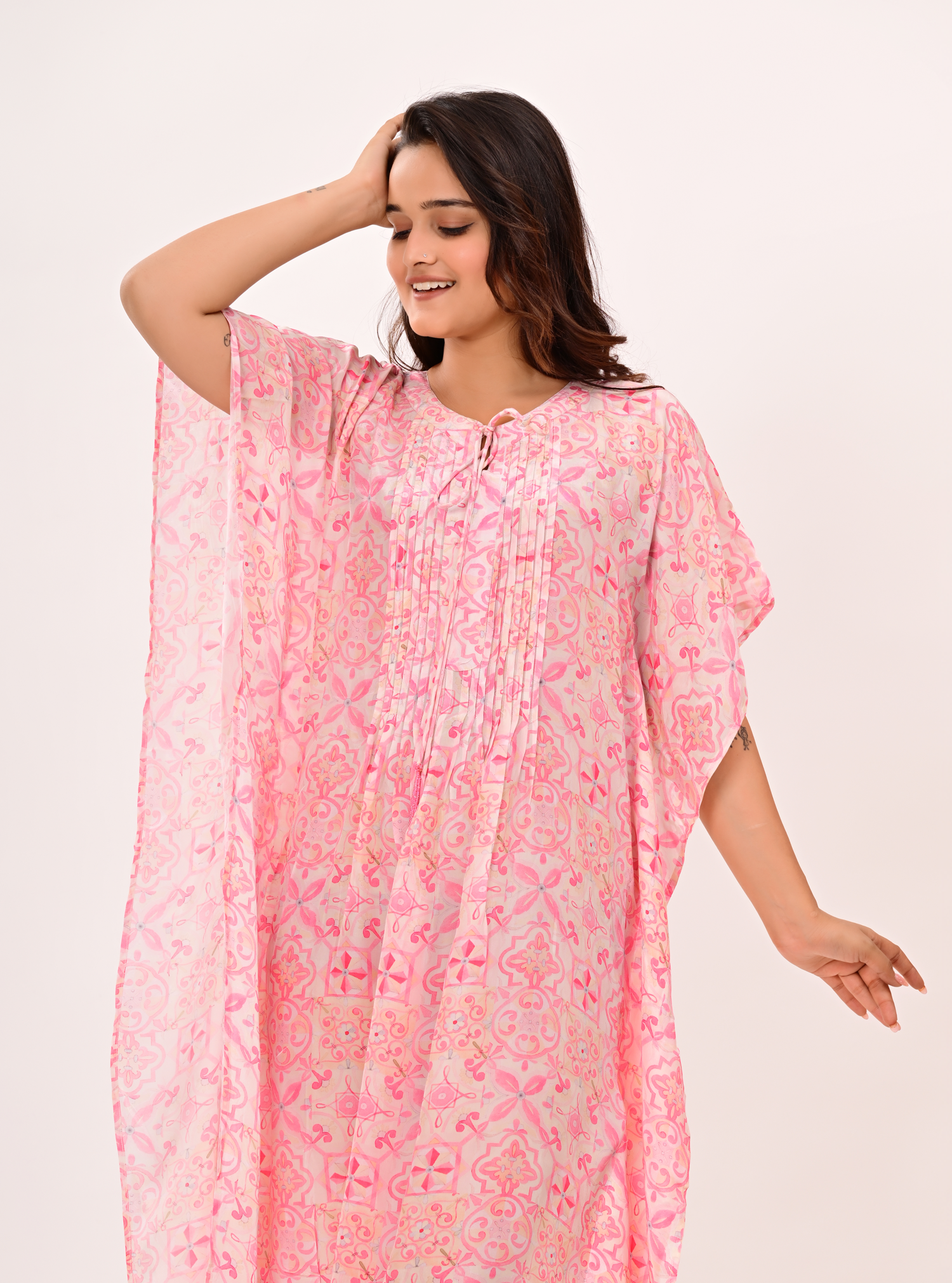 BLUSH BLOOM KAFTAN