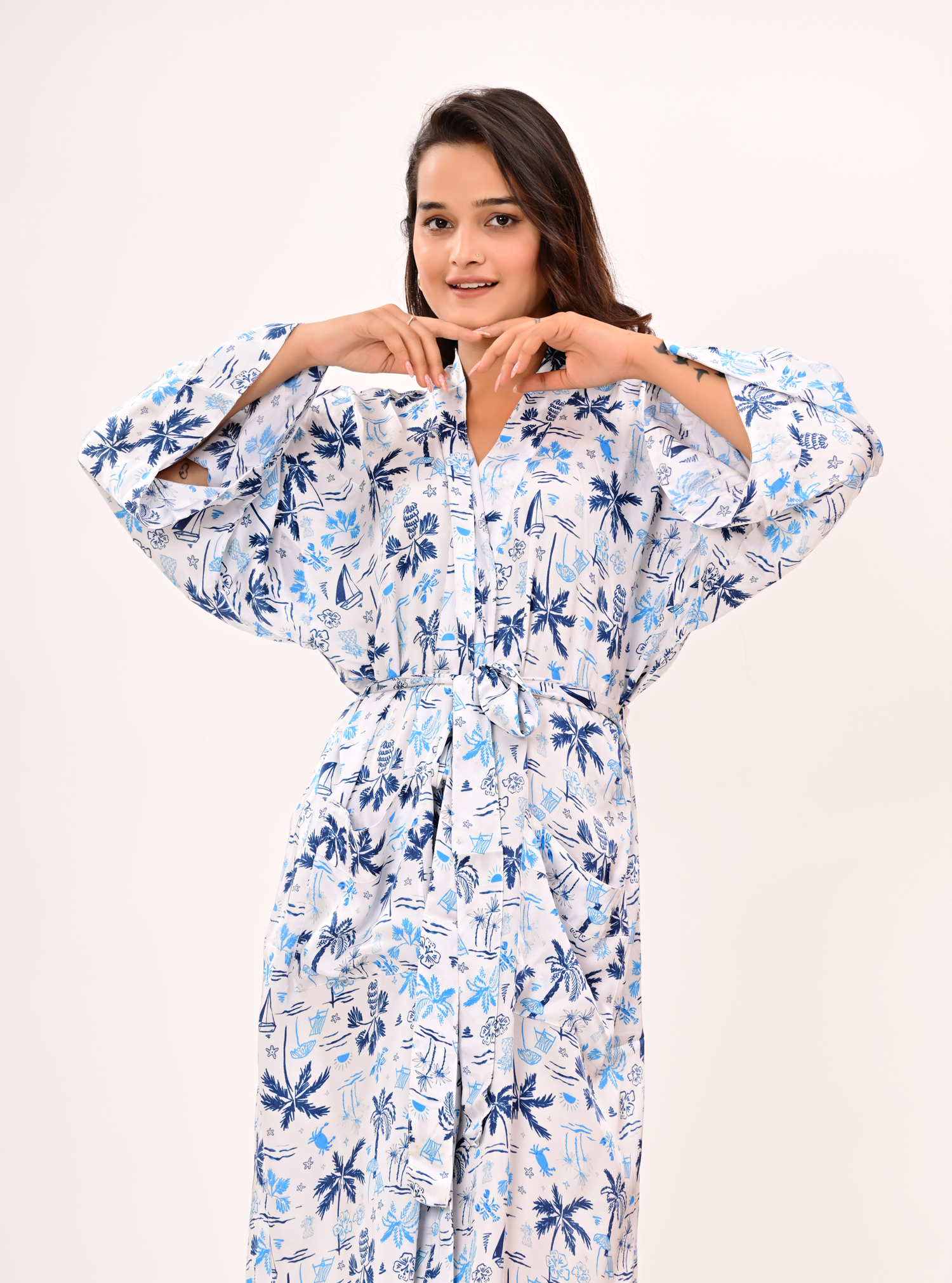 BLUE TIDE KIMONO