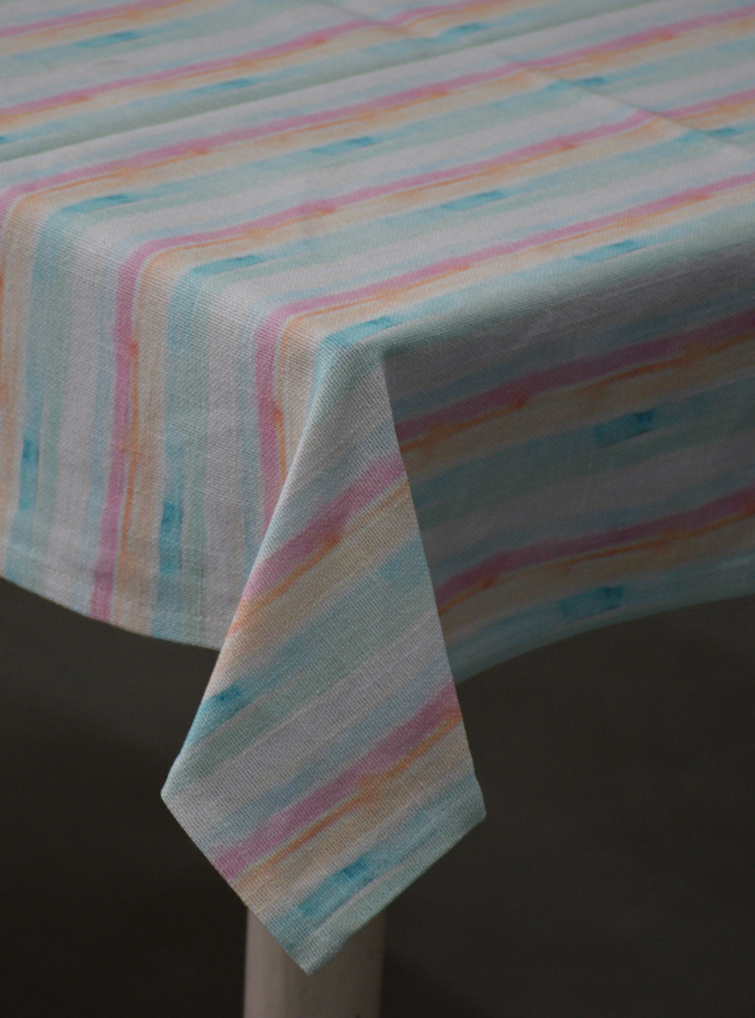 PASTEL STRIPES TABLE CLOTH