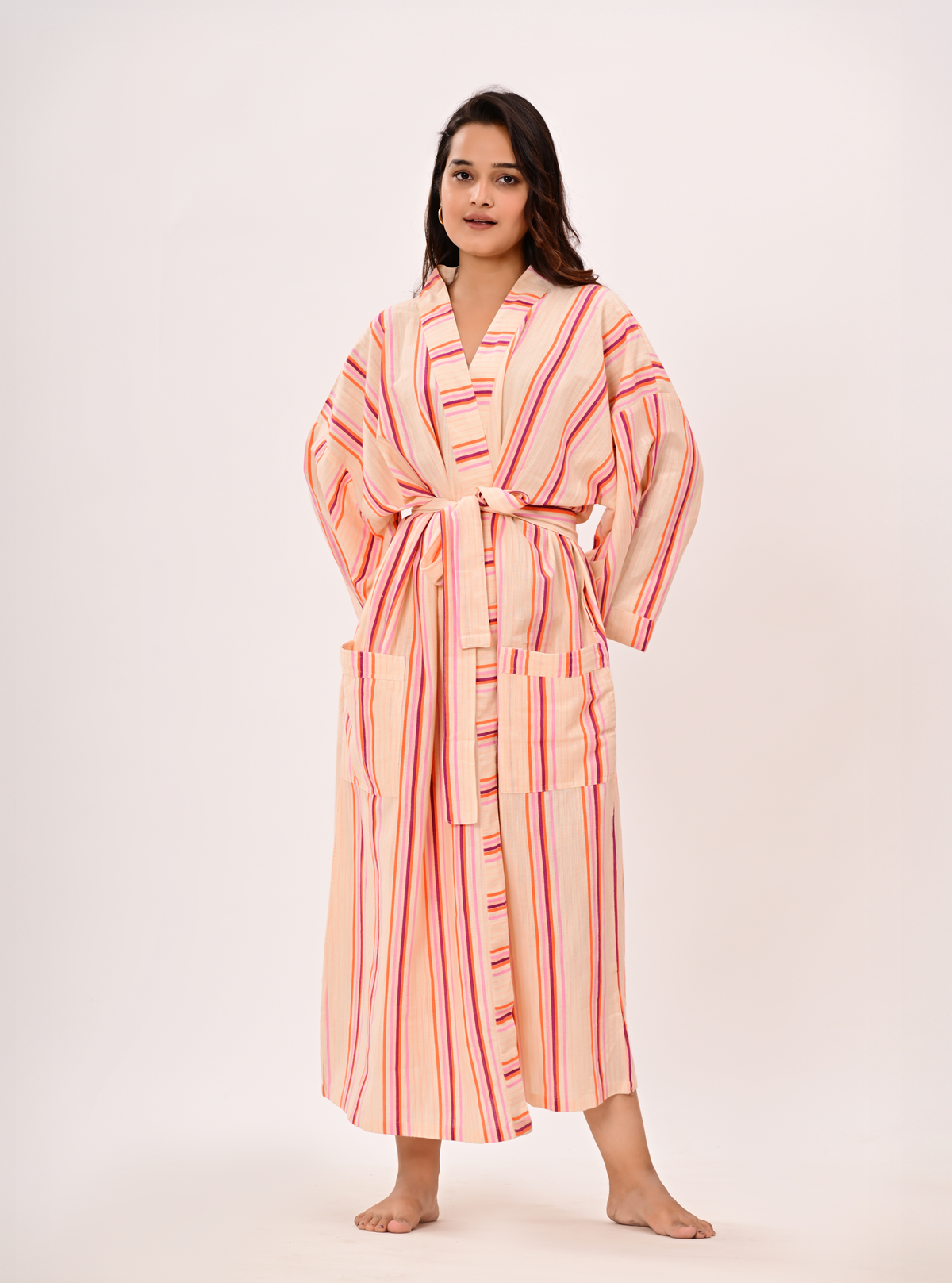 CORAL DRIFT KIMONO