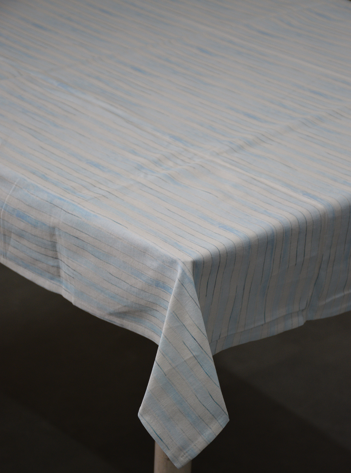 MINT STRIPES TABLE CLOTH