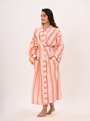 CORAL DRIFT KIMONO