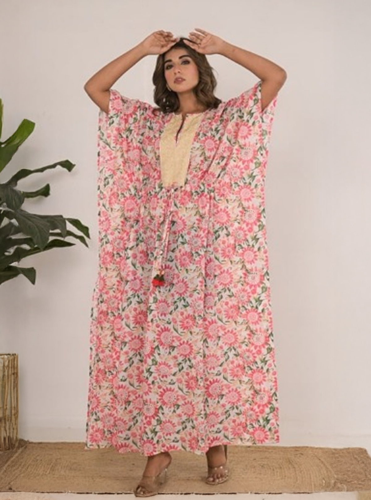 FLORAL MAXI KAFTAN