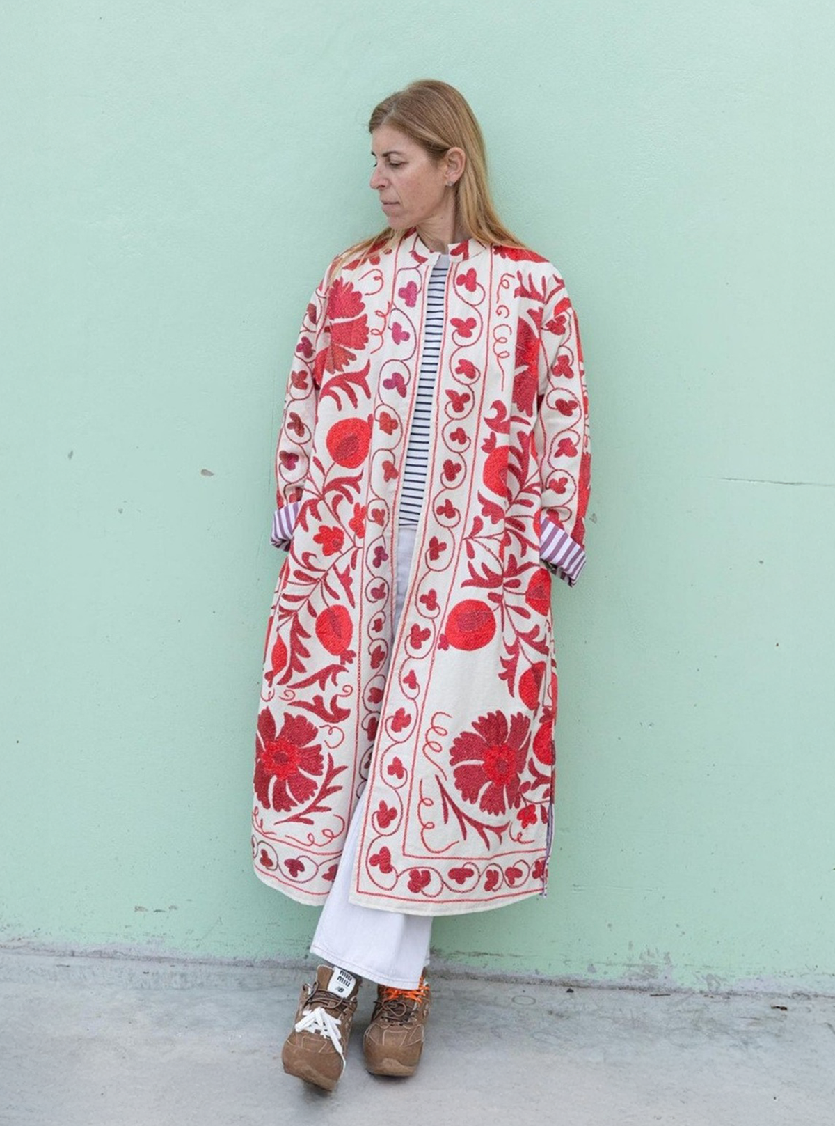 CRIMSON BLOOM COAT
